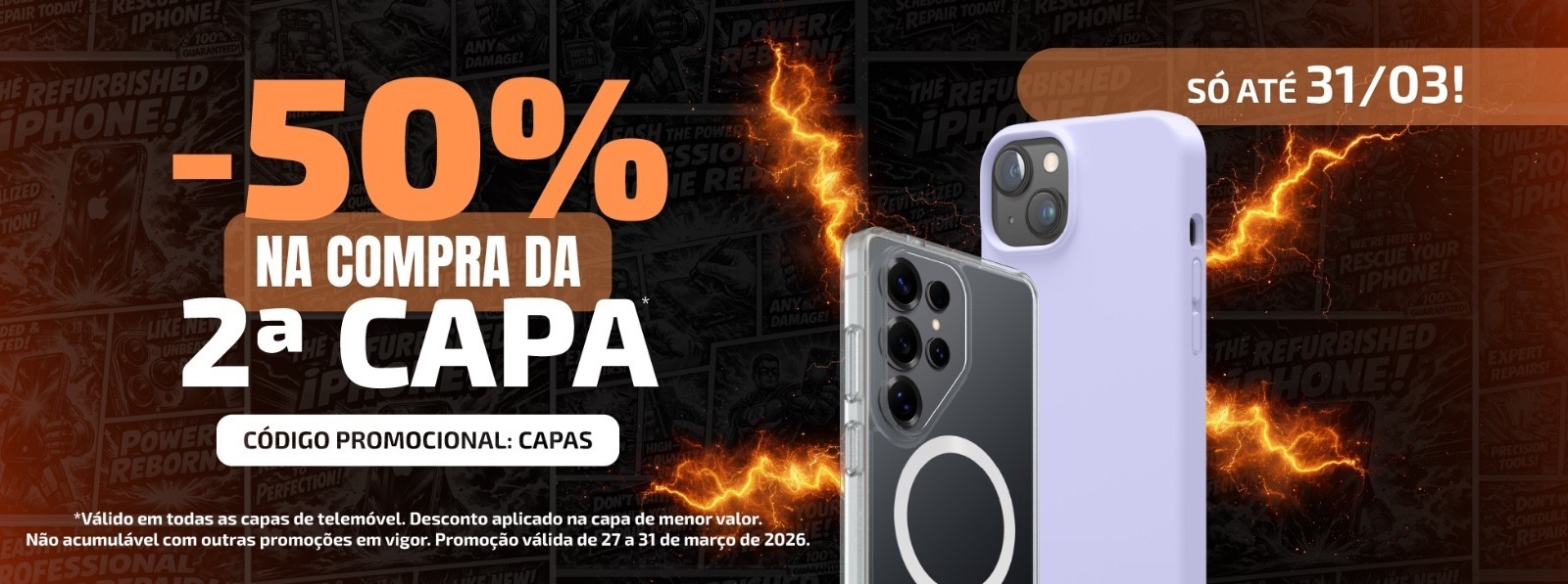 Hasta el 31 de marzo, 50% de descuento en la compra de la segunda capa.