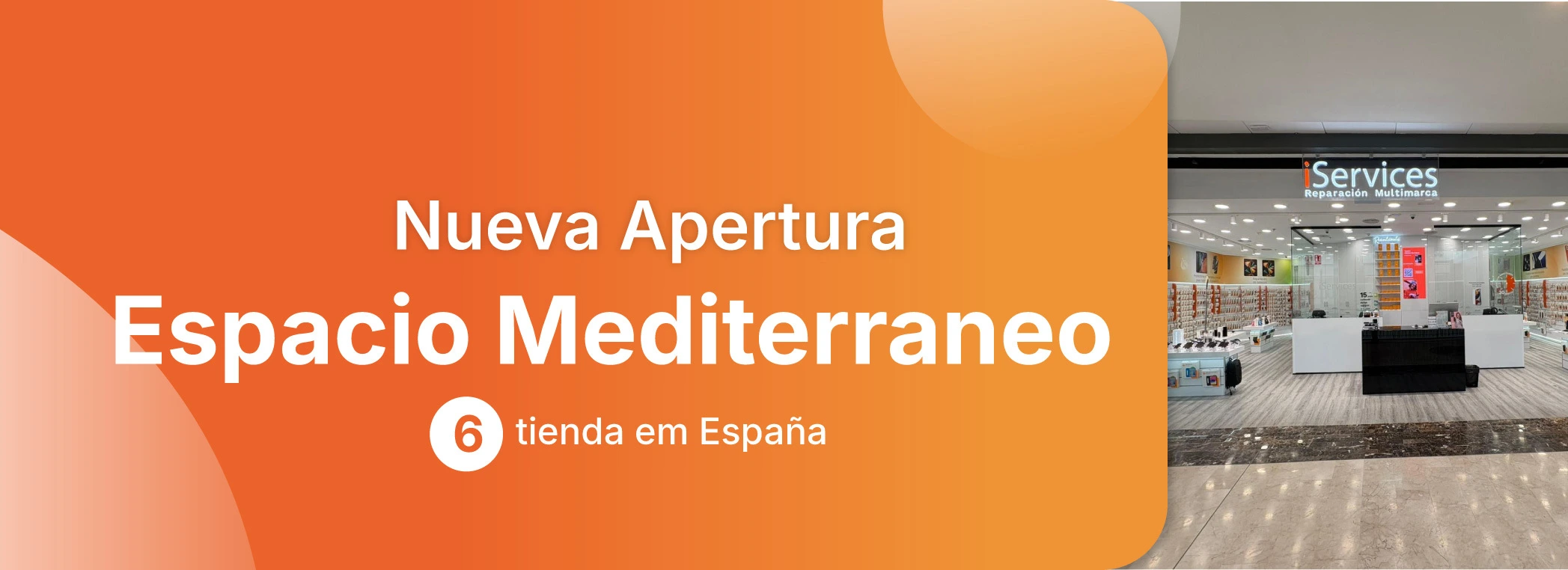 iServices abre nueva tienda en Murcia, en el Espacio Mediterráneo